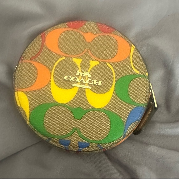 Coach Pride Long Zip Around Wallet AND Coin Purse - Picture 10 of 12